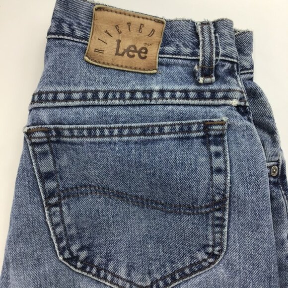 Vintage Lee jeans womens 10 USA 80s 90s structured denim high rise western rodeo - Picture 4 of 12